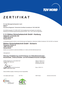 TN Cert_SCC_045347-007 Büttner Sicherheitstechnik GmbH - Schwerin SCC (2) 1.ÜA 23 bis 2025 de_Normumstellung